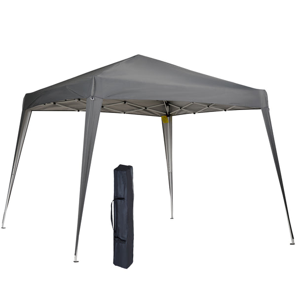 prezzo Gazebo Pieghevole 240x240 cm con Protezione UV e borsa in Tessuto Oxford Grigio