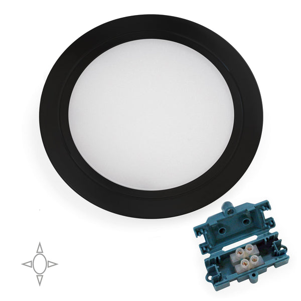 Emuca Emuca Acier Peint Noir Mizar Led Spot pour Encastré dans Meuble H84 online
