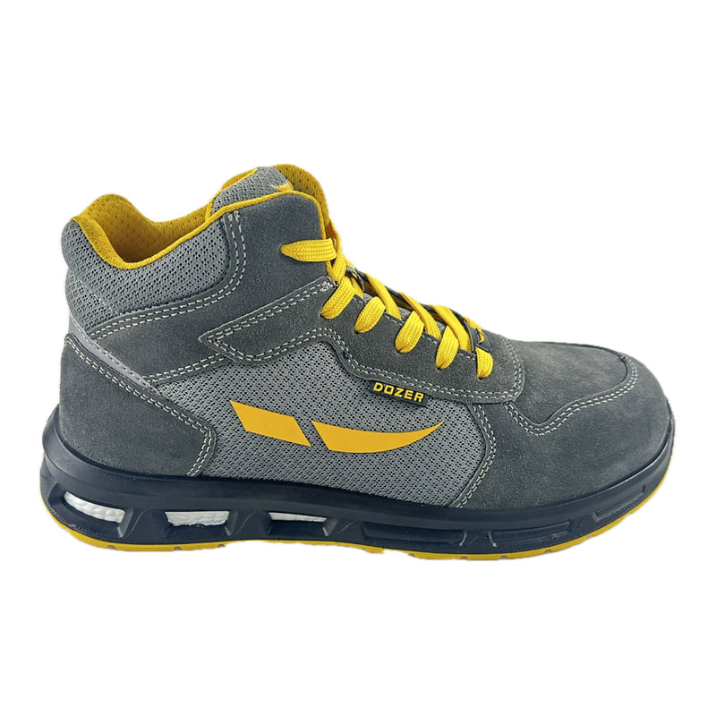 Scarpe Antinfortunistiche Alte Dozer Gorilla S1 Scamosciate Grigio Taglia 42 