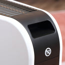 Termosifone Elettrico 3 Modalità Timer e Termostato 60x18,5x39,5 cm Bianco e Nero 