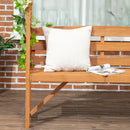 Panchina 2 Posti da Giardino 160x50x198 cm in Legno di Abete Marrone