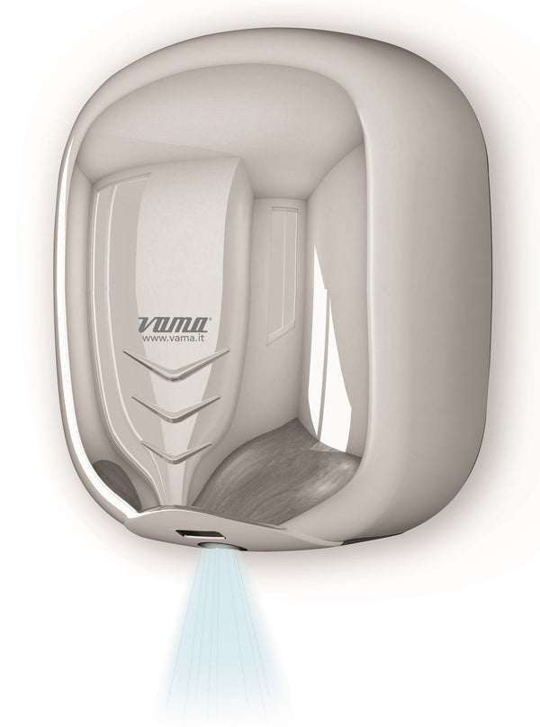 acquista Sèche-mains Vama Stream Dry UV LF avec cellule photoélectrique 1100W en acier inoxydable poli