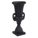 Portavaso resina nero opaco cm 51x51xh121