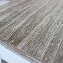 Mobiletto Cuore 1 44x33x70 h cm in Legno di paulownia Bianco