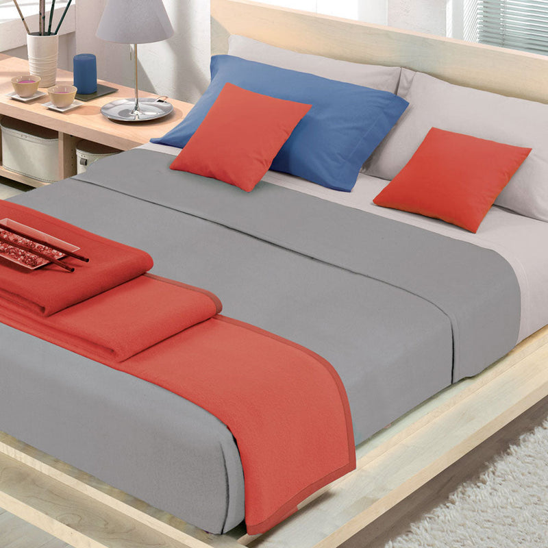 Plaid Misto Cotone 130x180cm Cober Coprice Grigio Perla