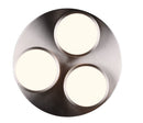 Plafoniera da Interno a LED in Metallo Nichel Satinato 