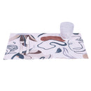 Tovaglietta Double Face 48x33 cm  in Poliestere VdE Tivoli 1996 Face to grey