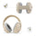 Cuffie Antirumore per Neonati 0-4 Anni Riduzione 25dB Beige