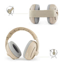 Cuffie Antirumore per Neonati 0-4 Anni Riduzione 25dB Beige