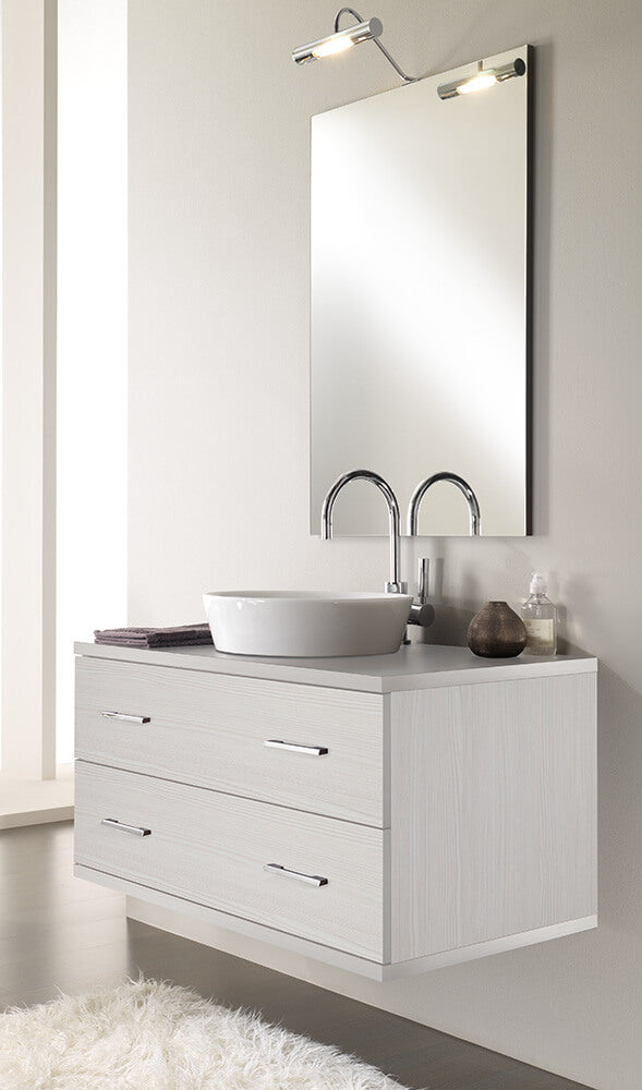 Mobile da Bagno sospeso Giava 05 Pino Bianco TFT