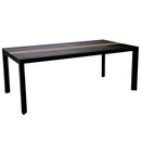 Tavolo Allungabile da Giardino 200/300,5x104xh76 cm in Alluminio Riverside Antracite