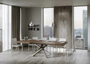 Tavolo Allungabile 200-304x90x77 cm Volantis Noce Telaio 4C 