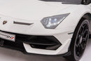 Macchina Elettrica per Bambini 12V con Licenza Lamborghini Aventador Bianca