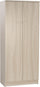 Armoire 2 Portes 62x147x34 cm Orme Clair