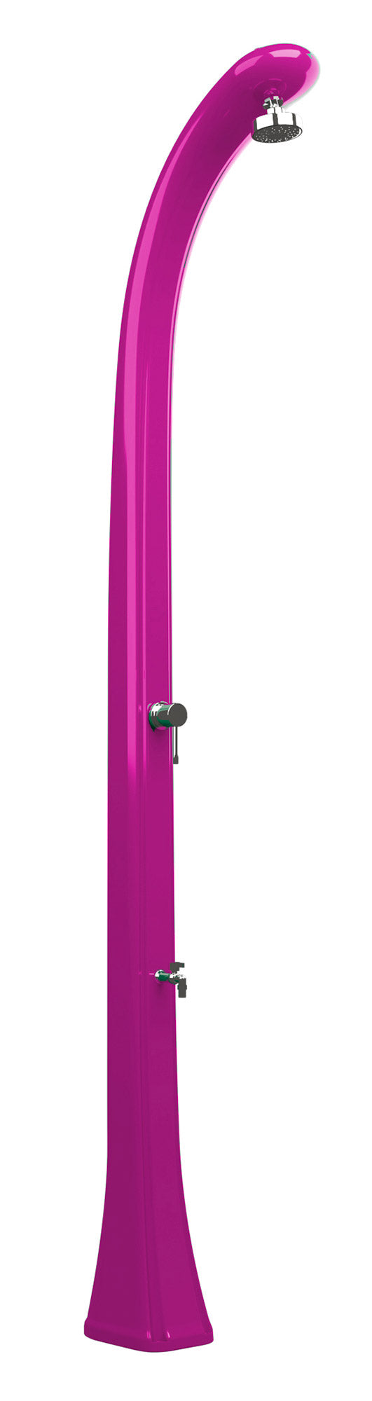 online Doccia Solare da Esterno Giardino 20L Miscelatore e Lavapiedi Arkema Happy One Fuxia