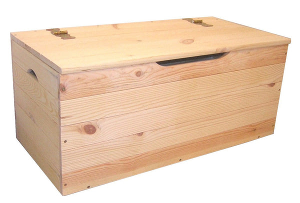 online Coffre coffre 100x40x50 cm en bois de pin naturel