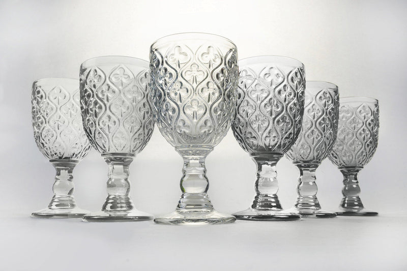 Set 6 Calici in Vetro 280 ml Villa d'Este Home Tivoli Marrakech