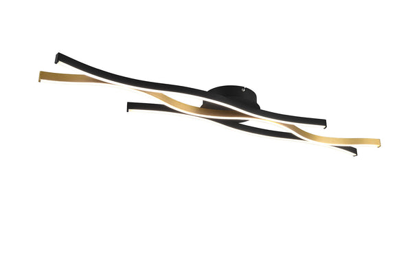 online Plafoniera da Interno a LED in Metallo Ottone Opaco