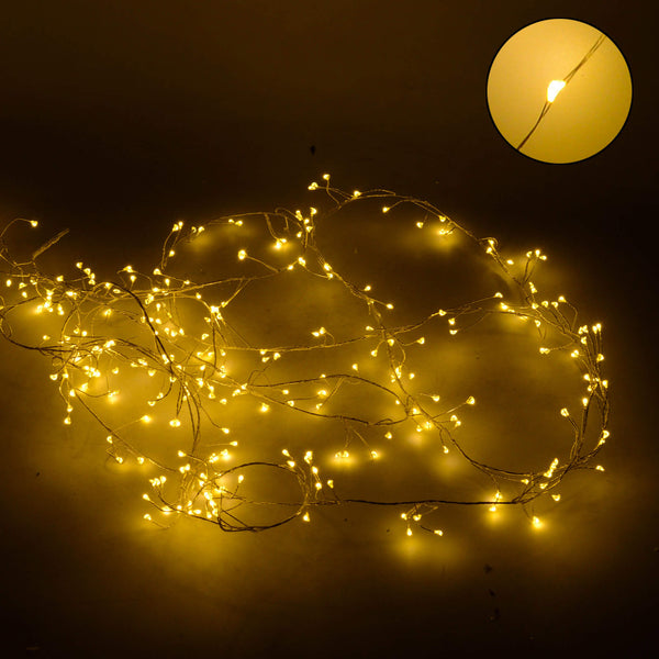 Illuminations de Noël 400 MICROLED Blanc Chaud pour Extérieur Adami online