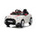 Macchina Elettrica per Bambini Licenza Ufficiale Mini Cooper S Cabrio 12V Sedili in Pelle e Telecomando Bianco