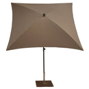 Ombrellone da Giardino 200x200 cm Palo Ø27 mm in Acciaio Maffei Kronos Tortora