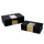 Lot de 2 Caisses Bois Rectangulaires Noires
