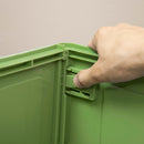 Lettiera per Gatti Chiusa 47,5x35,5x36,7 cm con Vassoio Estraibile e 2 Porte in PP Verde Chiaro   