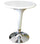 Table de bar en ABS blanc avec vérin à gaz Tosini HC 170W