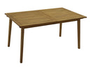 Tavolo Allungabile da Giardino 150/200x90x75 cm in Legno Naturale