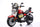 Moto Elettrica per Bambini Cruiser Acceleratore a Manubrio 12V 7Ah Rosso Metallizzato