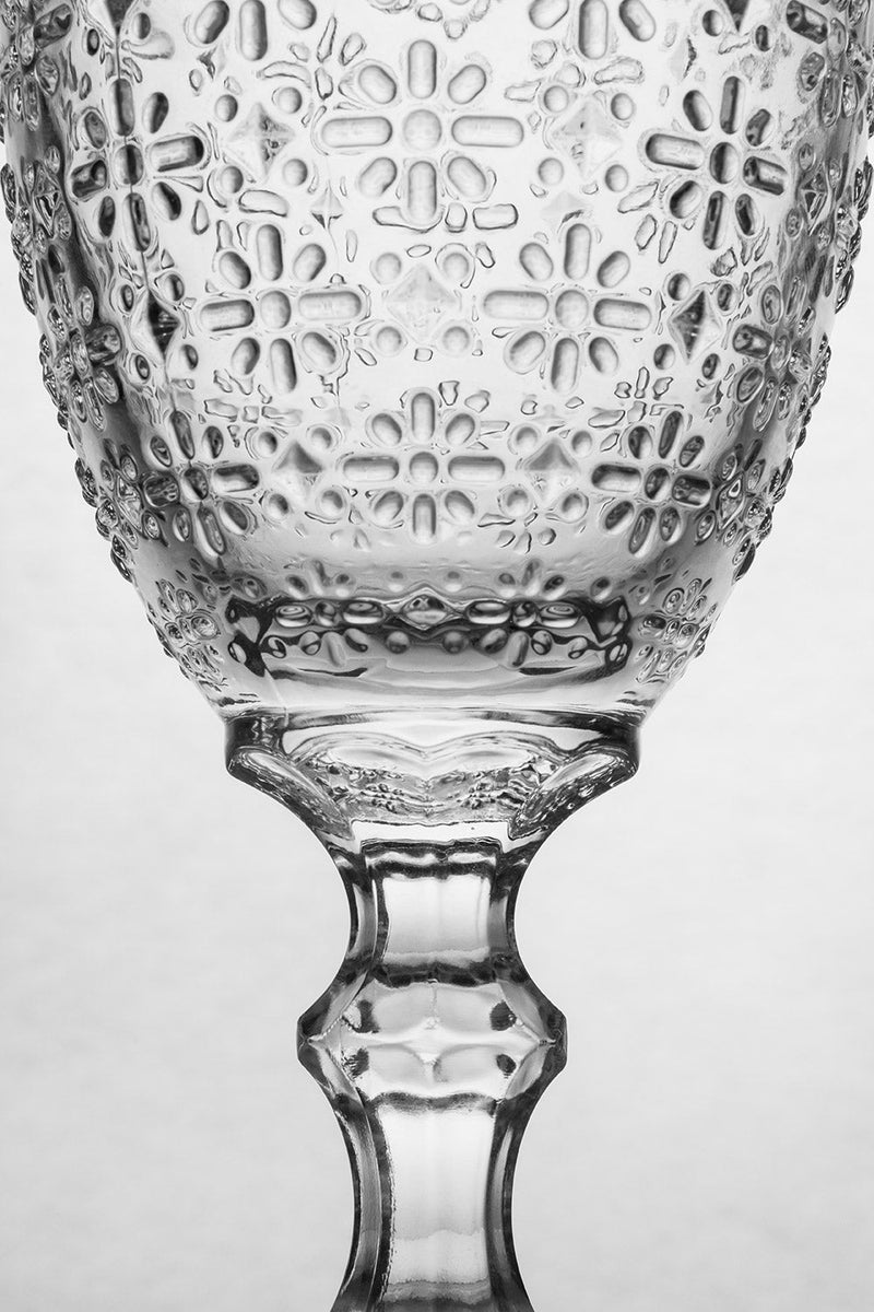 Set 6 Calici in Vetro 235 ml Villa d'Este Home Tivoli Sicilia