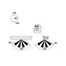 Lampada LED a Batteria Sotto Pensile con Sensore di Movimento 0,6W Luce Bianca Fredda Emuca