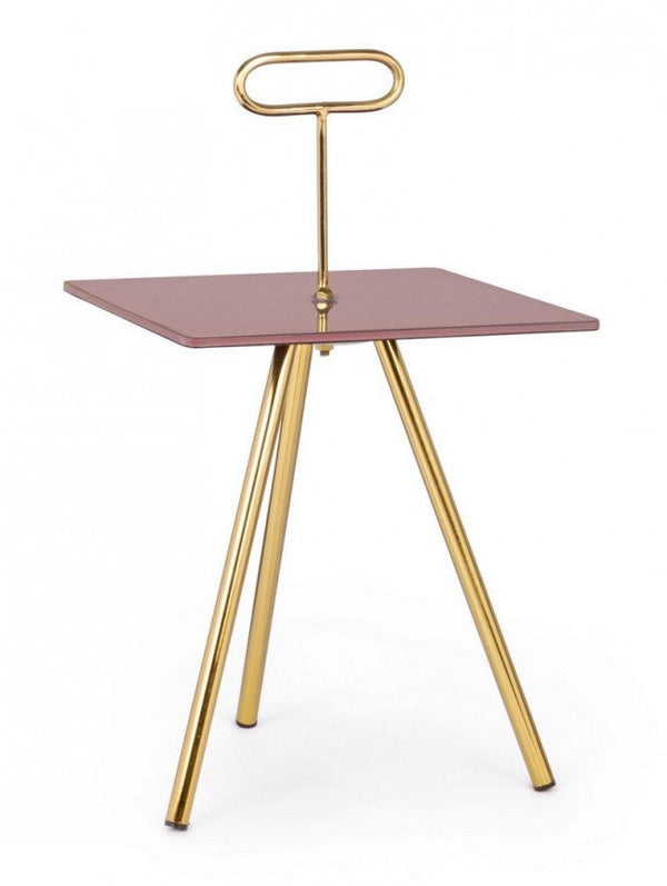 online Inesh Orchid Table basse carrée 35x35 en verre