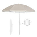 Ombrellone da Giardino Ø180 cm in alluminio telo in poliestere Beige