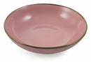 Set 6 Piatti Fondi Ø20x5 cm in Gres Villa d'Este Home Tivoli Royal Passion Rosa