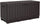 Keter Coffre de coffre d'extérieur en résine effet bois marron Kentwood 128 x 59 x 53,6 cm
