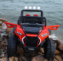 Macchina Elettrica per Bambini 12V Fuoristrada 4x4 Kidfun Cross Country Rossa