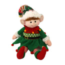 Elfo tessuto verde cm 15x8xh41