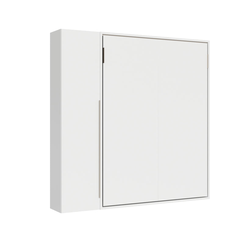 Letto Matrimoniale Francese A Scomparsa 140 Versia Con Armadio 1 Anta Sx Bianco      