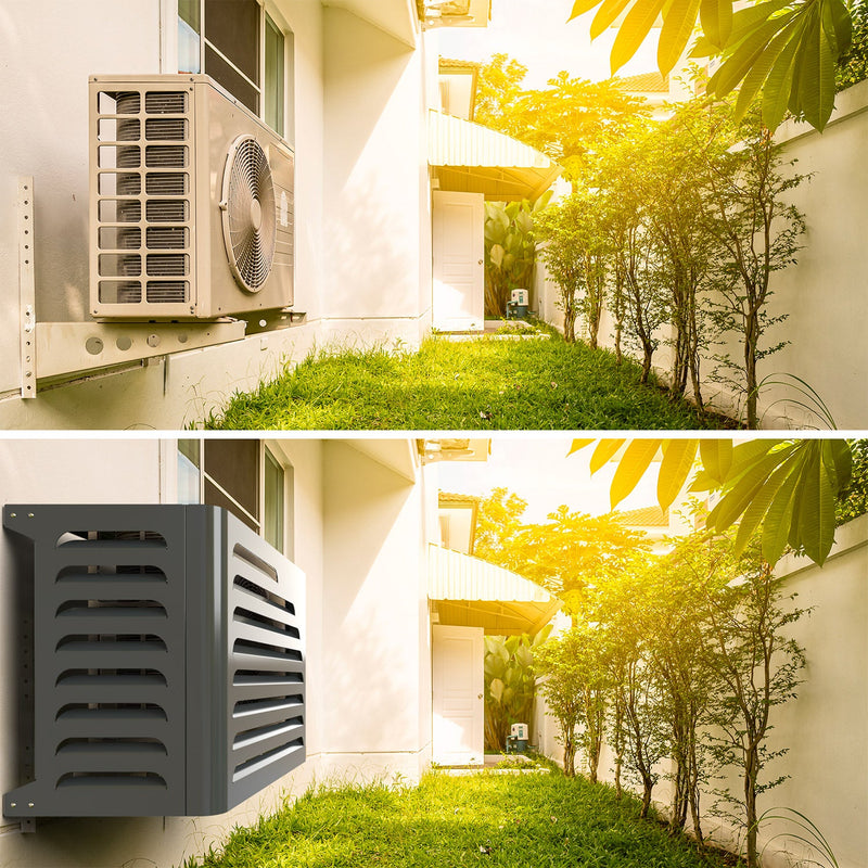 Copri Condizionatore 105x95x65 cm in Alluminio Curve L Antracite