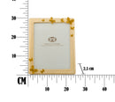 Cornice Glam Butterfly 25x2,5x30 cm in Poliresina e Vetro Oro