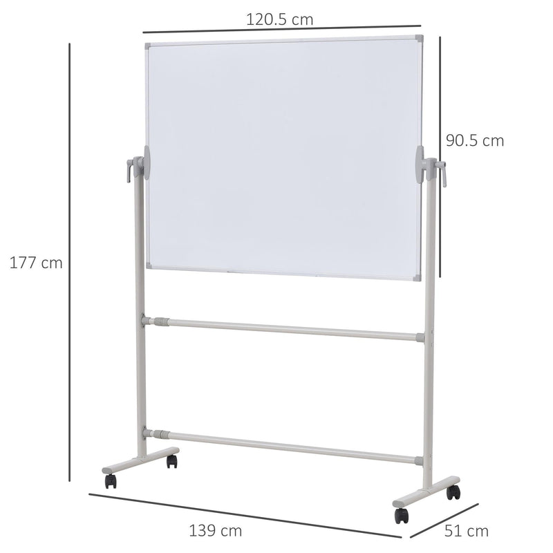 Lavagna Magnetica 139x51x177 cm in Alluminio  Bianco