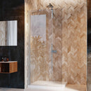 Parete Doccia Walk-In in Cristallo Trasparente 6mm H190 Fosterberg Herning Varie Misure