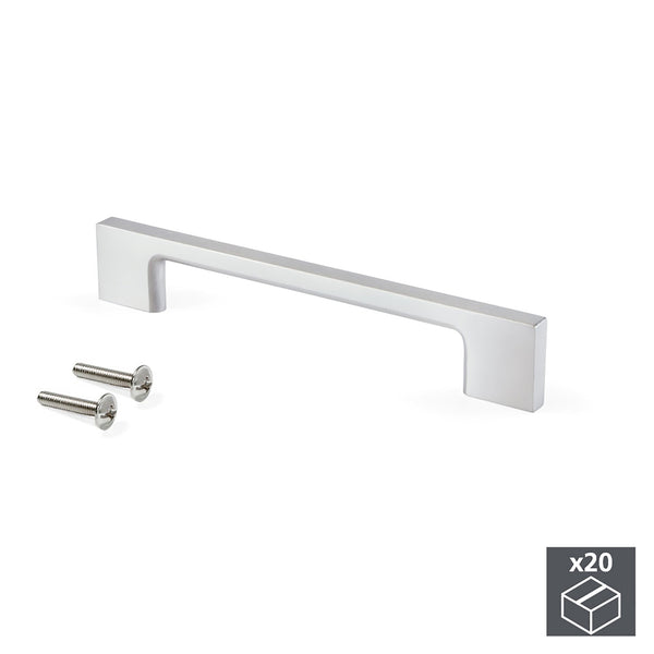 prezzo Emuca Poignées de Meubles Entraxe 160 mm Zamak Gris Métallique 20 Pièces