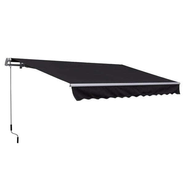 acquista Store enrouleur mural 3,5x2,5m en aluminium et polyester gris