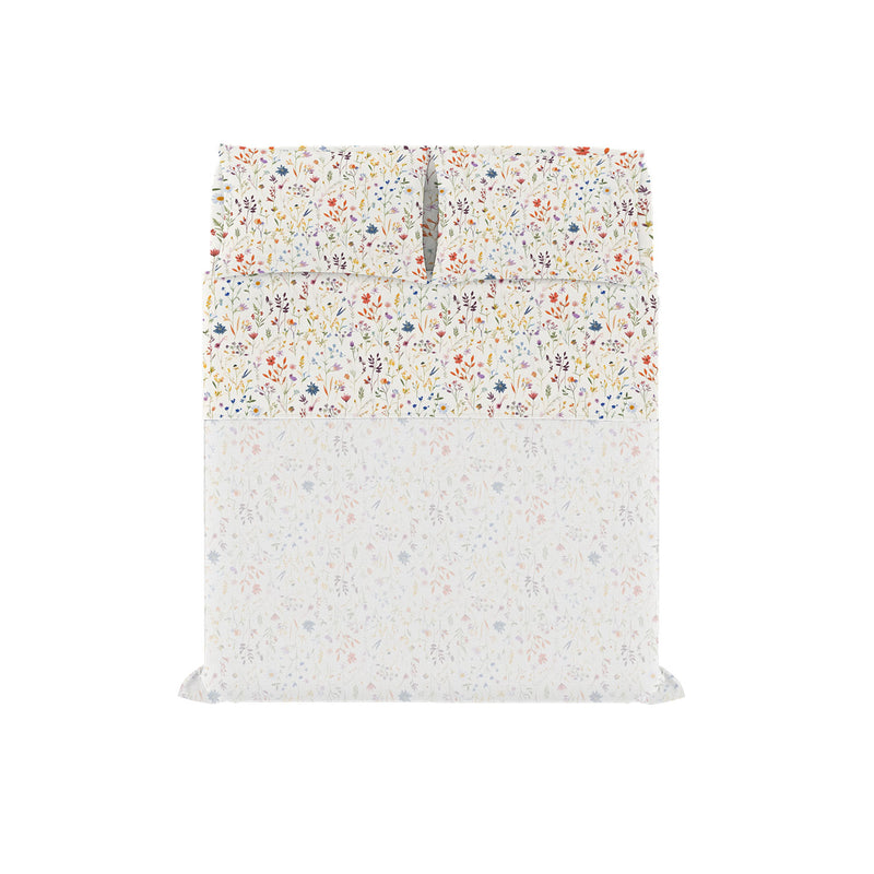 Set Lenzuola con Stampa Sopra Sotto e Federe Linea River Volta Varie Misure