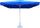 Parasol de jardin 3x3m sur mât aluminium Ø48 mm Vomero Vomero Blue Polyester Canopy