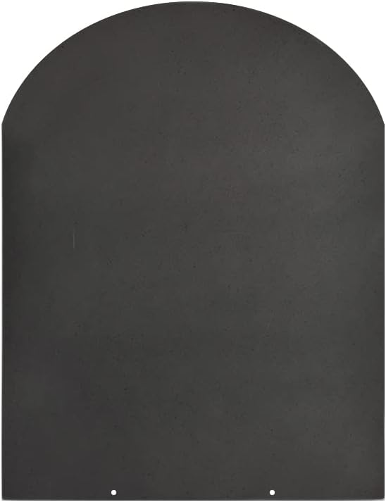 Protecteur de sol pour poêles à pellets et à bois 90x80 cm en acier noir acquista