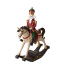 Soldato Schiaccianoci Natalizio su Cavallo H29,5 cm in Resina