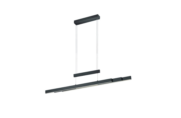 Suspension LED d'intérieur en métal noir mat online